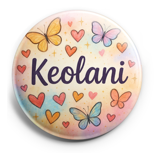 Custom Design – A personalized design prominently featuring the name "Keolan… - Topper