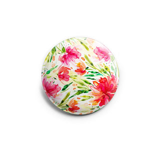 Crimson Bloom Watercolor Topper