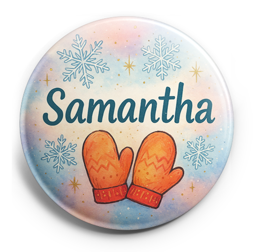 Custom Design – A personalized design prominently featuring the name "Samant… - Topper