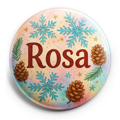 Custom Design – A personalized design prominently featuring the name "Rosa"… - Topper