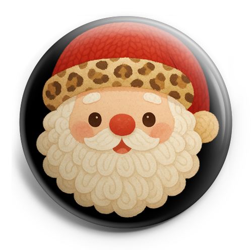 Custom Design – A cute handmade Santa Claus face made of chunky yarn and cro… - - Topperswap