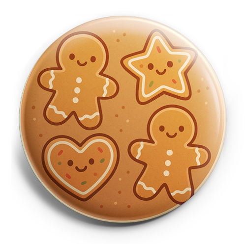 Custom Design – cute ginger bread cookie pattern - - Topperswap