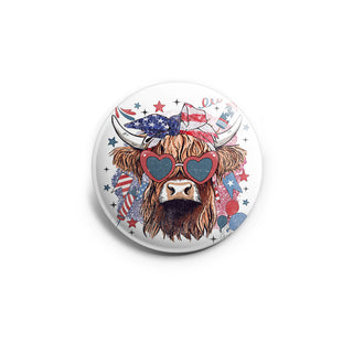 Classic Patriotic Cow Topper