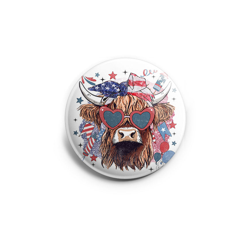 Classic Patriotic Cow Topper - - Topperswap