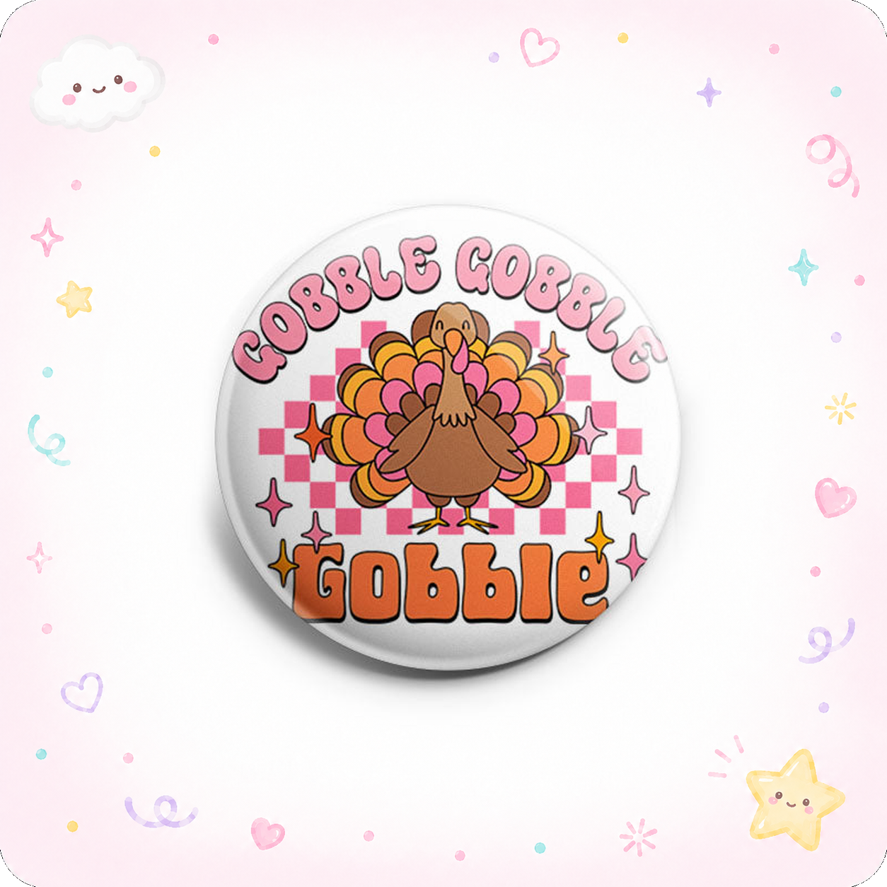 Retro Gobble Groove Topper - - Topperswap