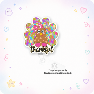 Thankful Turkey Cutie Pop Topper