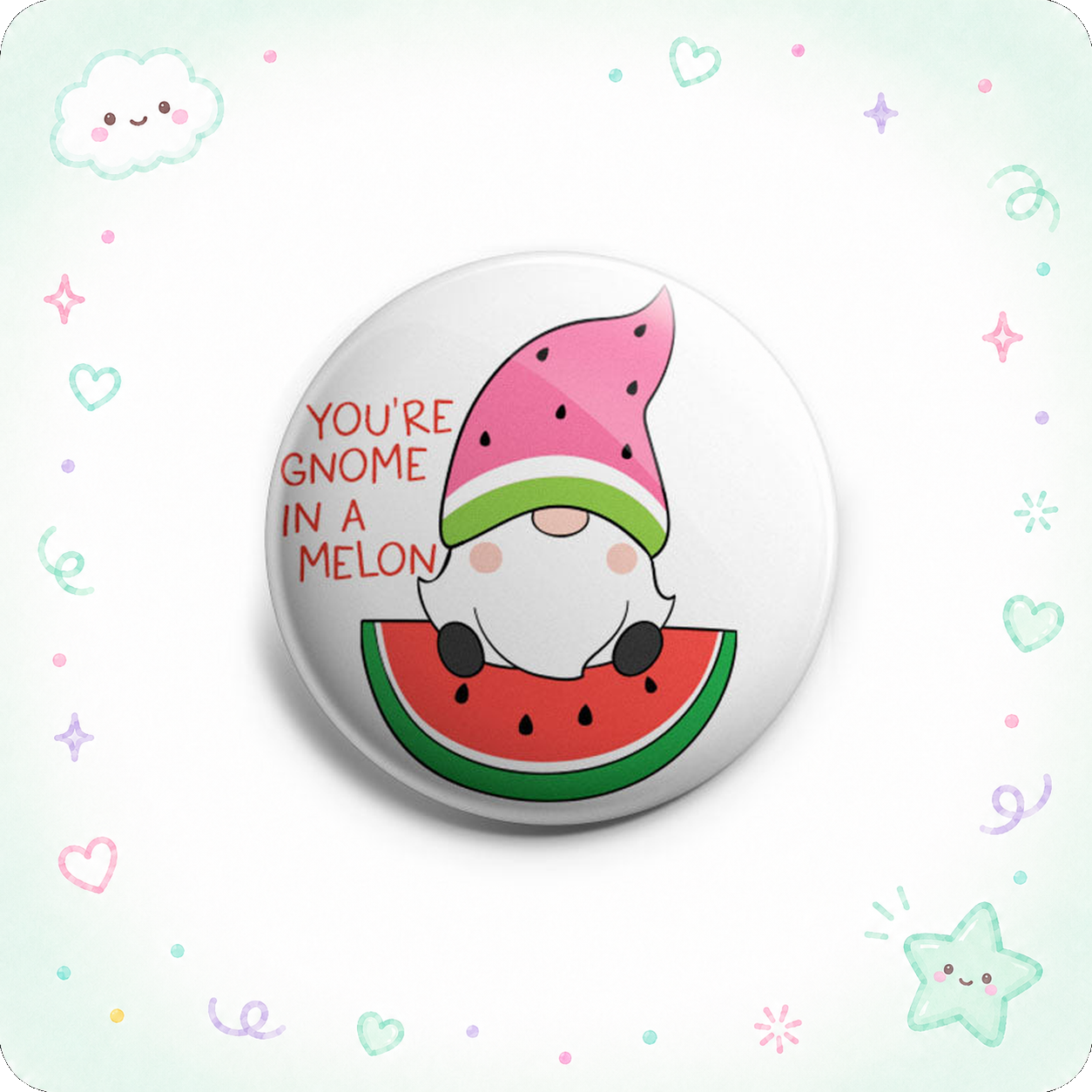 Gnome in a Melon Topper - - Topperswap