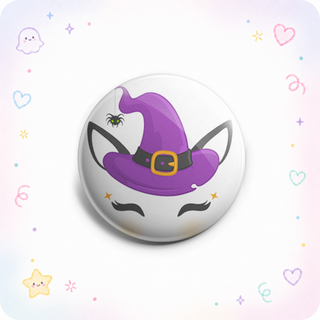 Cute Unicorn with Witch Hat Topper - Vault