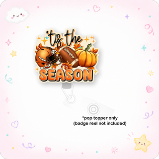 Game Day Pumpkin Pop Topper