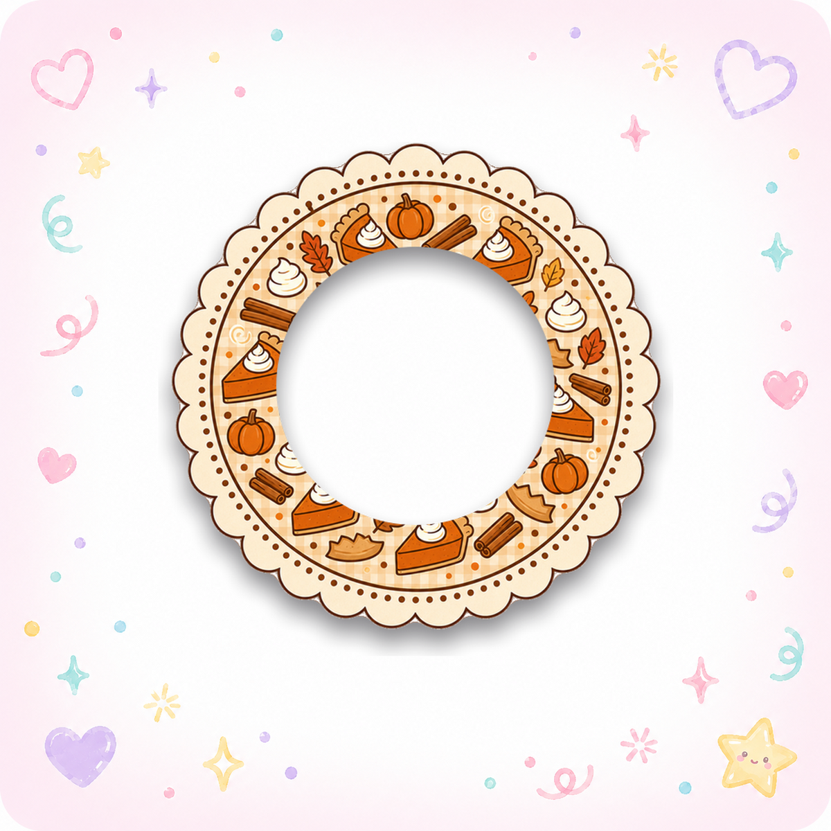 pumpkin pie slice Swapper Frame