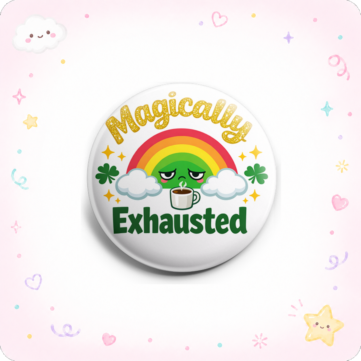 Magically Exhausted Rainbow 🍀😴 Topper - - Topperswap
