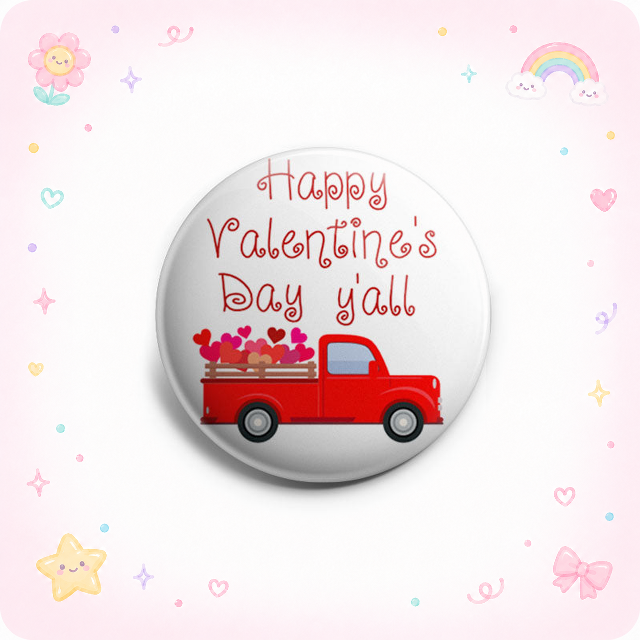 Happy Valentine's Day Y'all Topper - Vault - - Topperswap