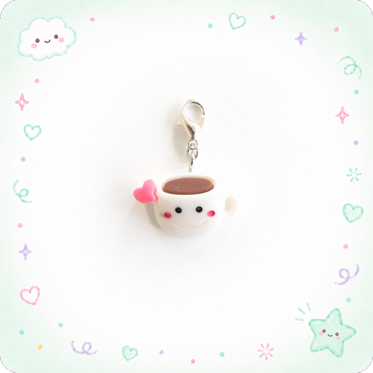 Happy Coffee Badge Reel Add-on - - Topperswap