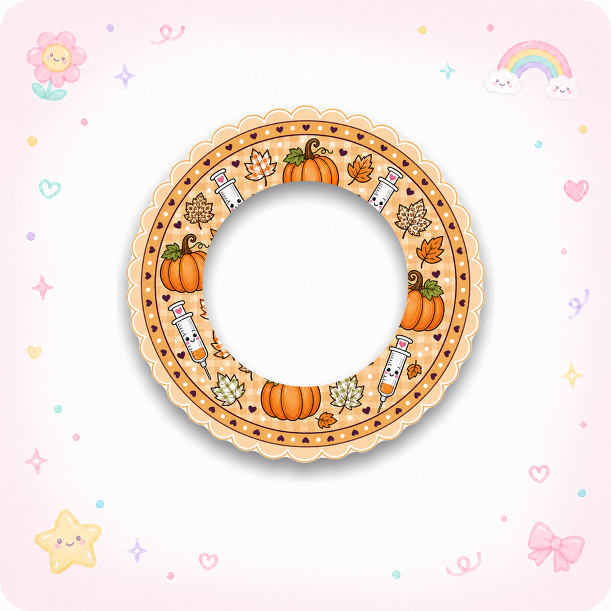 Pumpkin Spice and IV Push Swapper Frame - - Topperswap