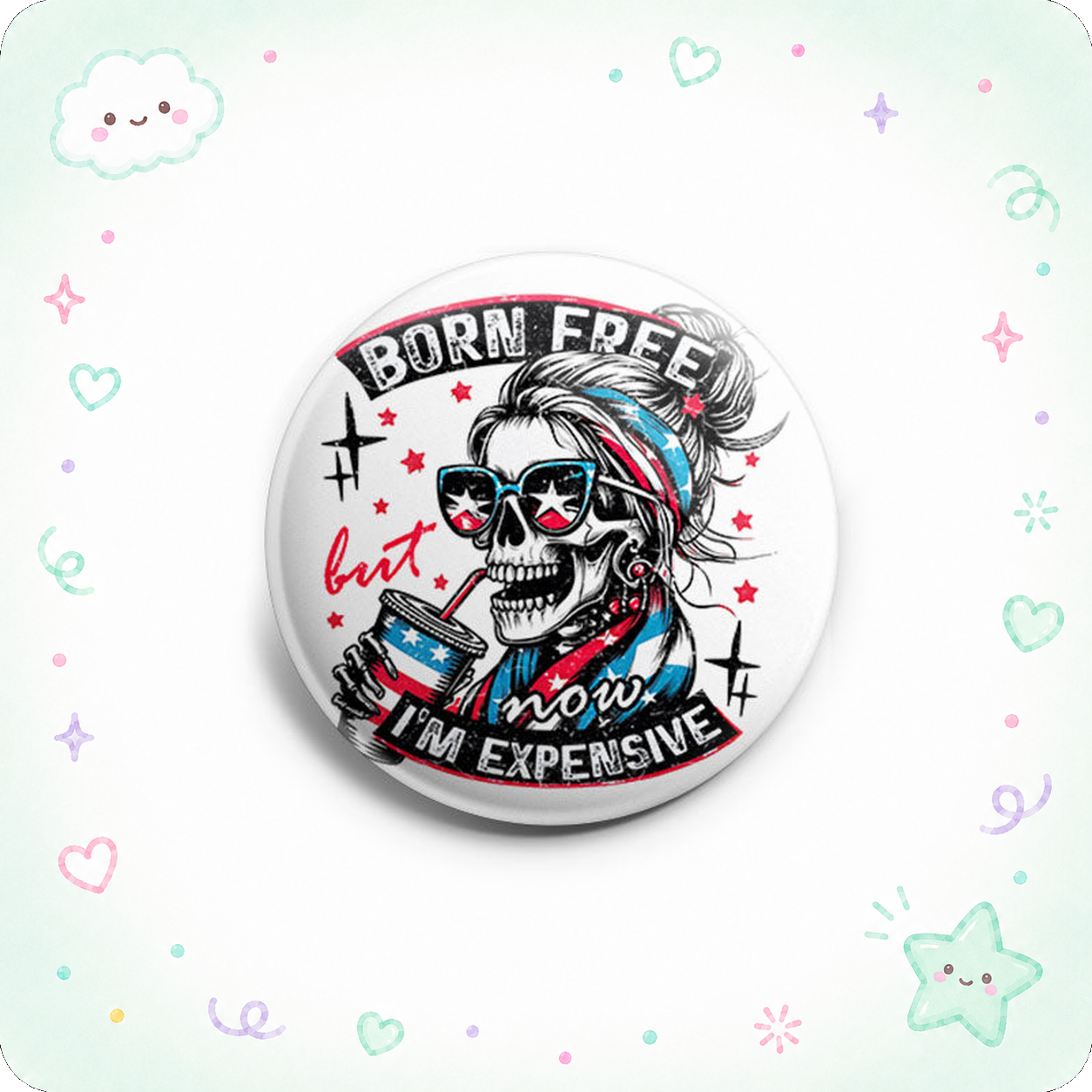 Born Free, Now I'm Expensive Topper - - Topperswap