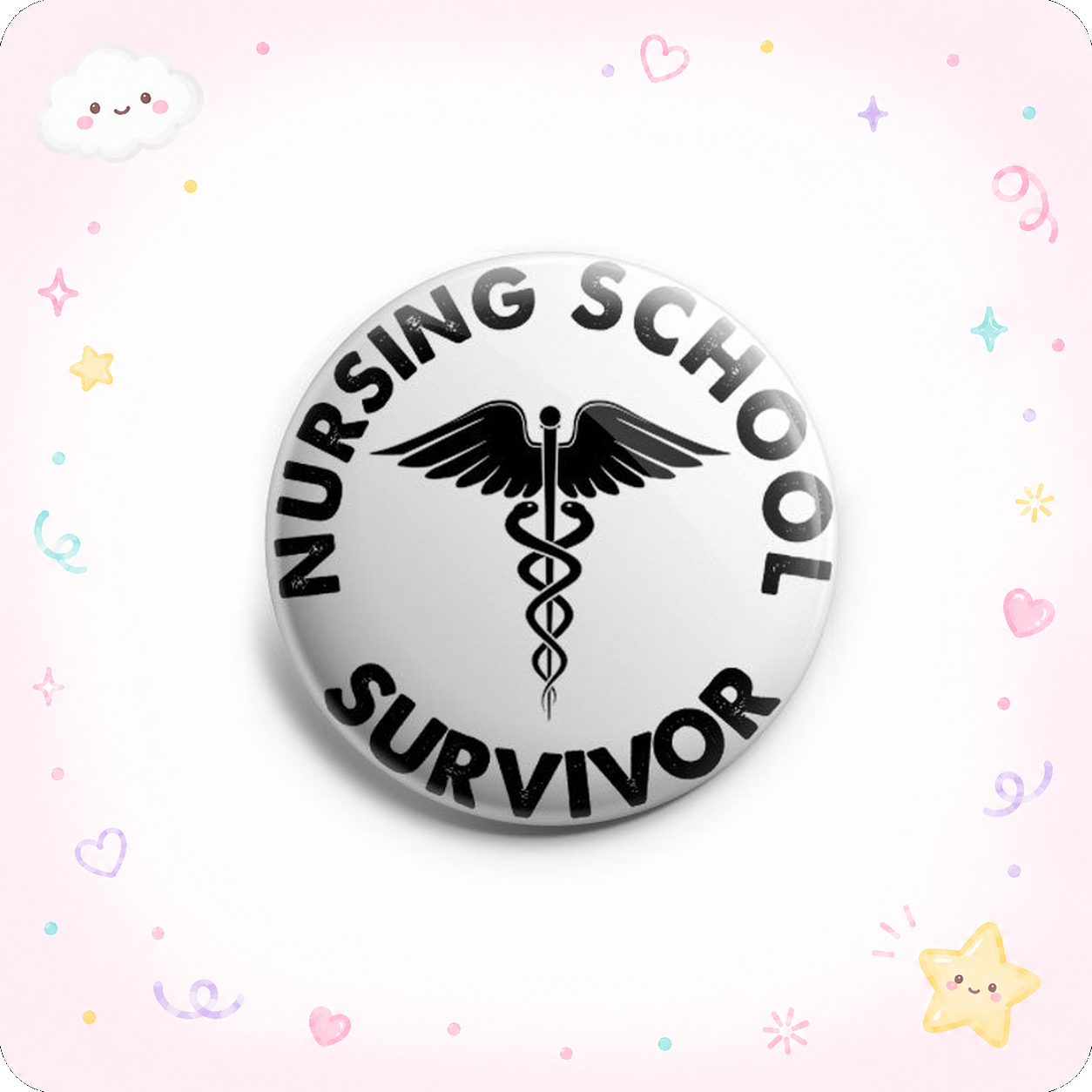 Nursing School Survivor Topper - - Topperswap