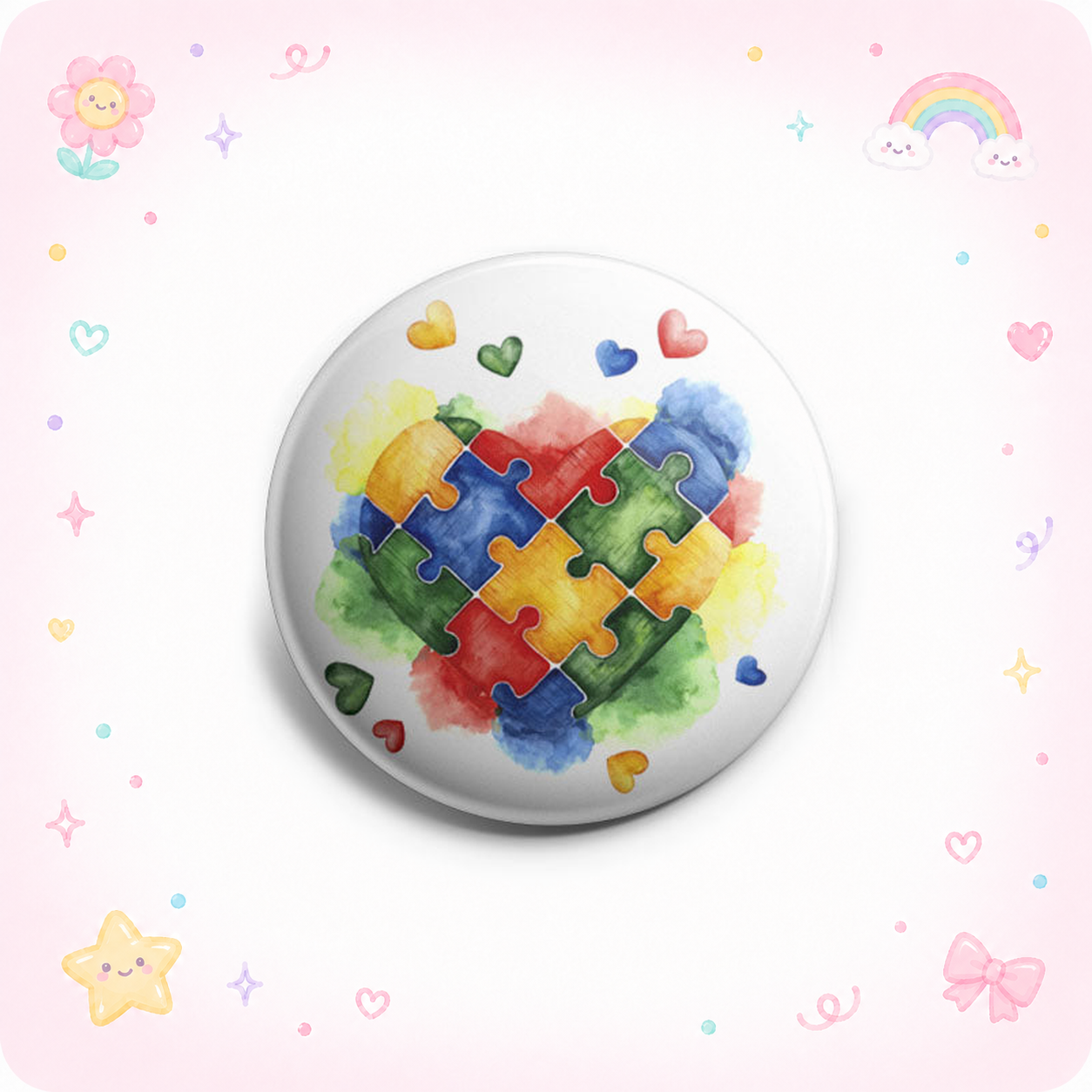 Autism Heart Topper - - Topperswap