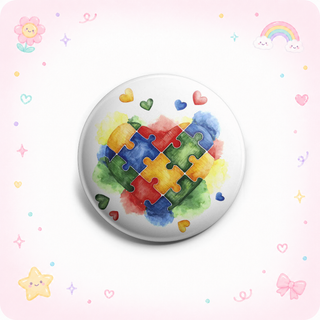 Autism Heart Topper