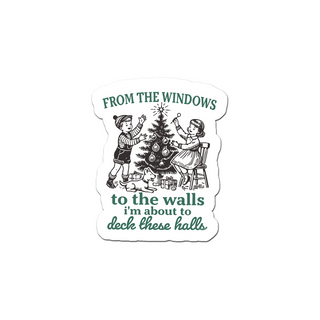 Holiday Hall-Decking Boss Sticker
