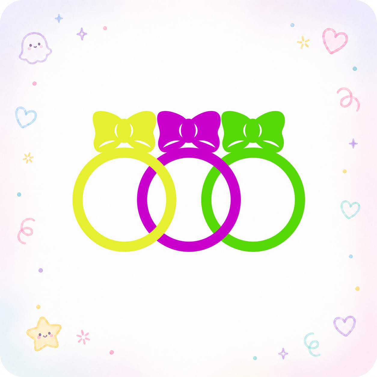 Bright Bow-tiful Swapfinity Swapfinity Swapper Frame Bundle 3-Pack (Save 10%) - - Topperswap