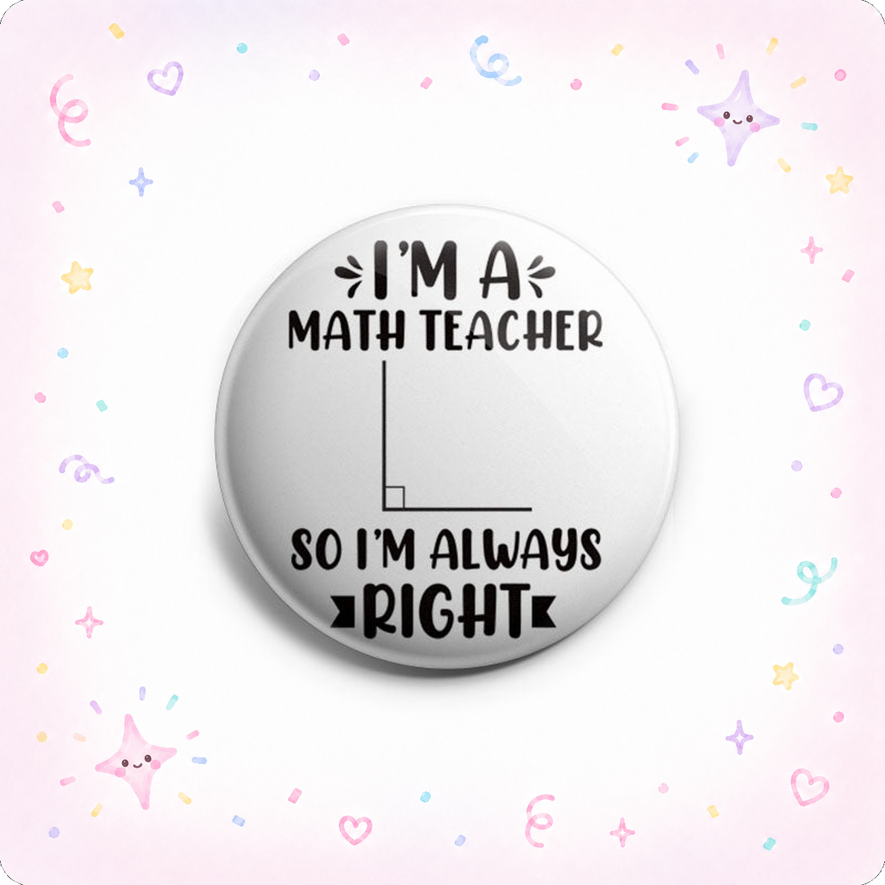 Math Teacher Right Topper - - Topperswap
