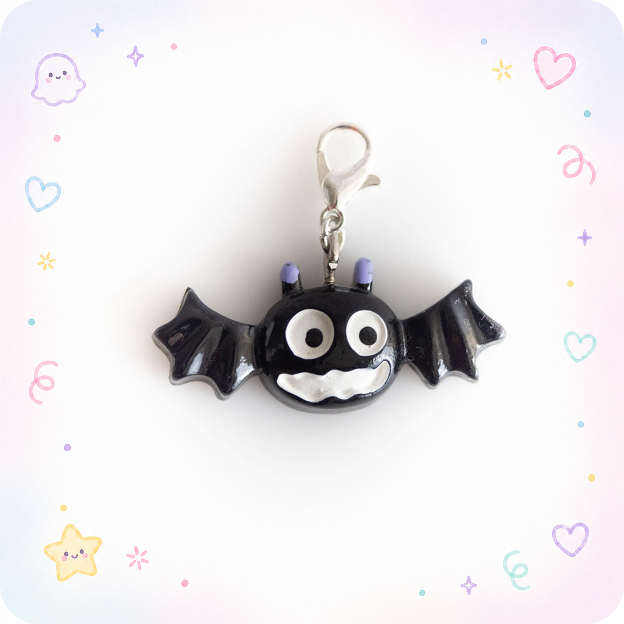 Bat Real Badge Cute Bat Badge Reel Add-on
