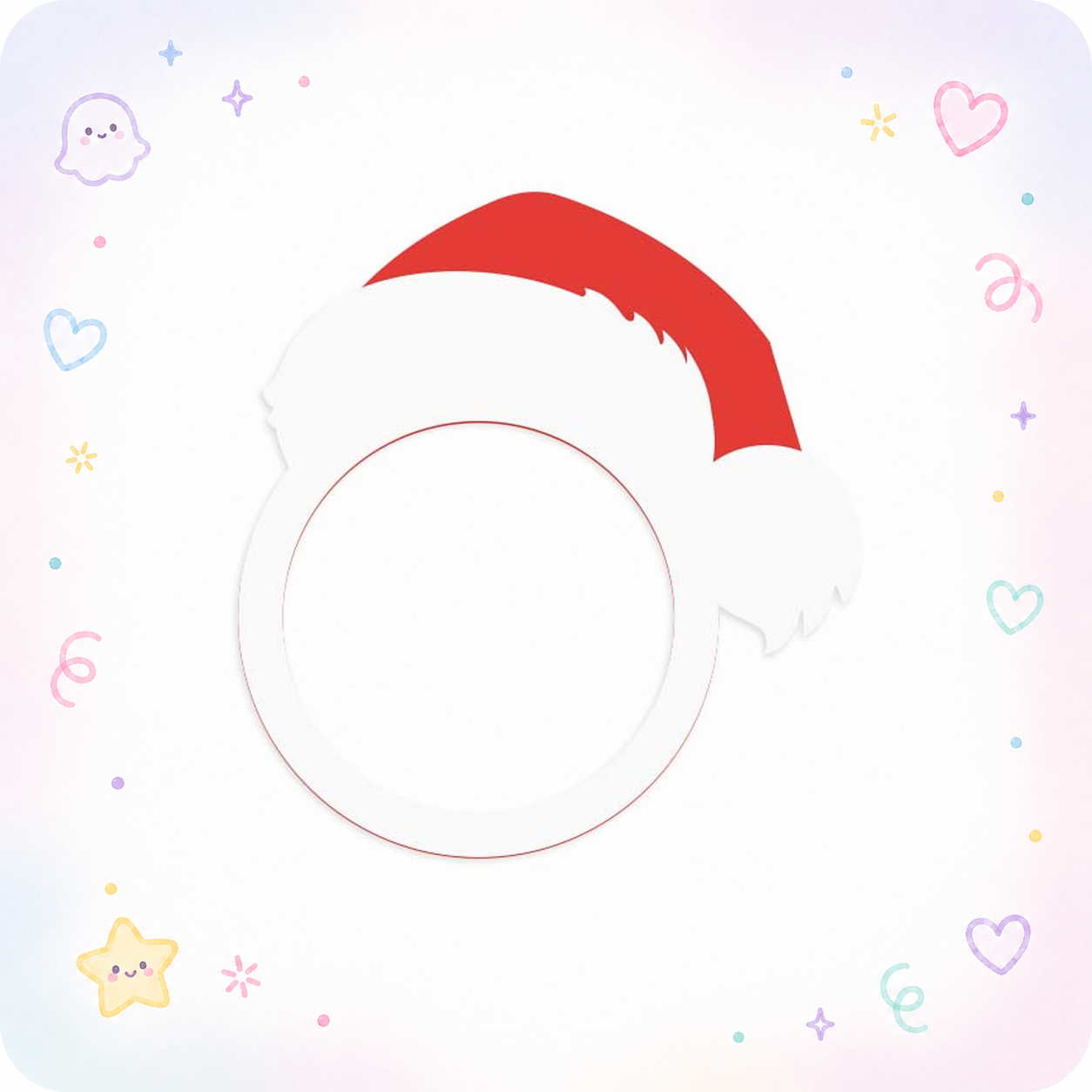 Santa Hat Swapfinity Swapper Frame - - Topperswap