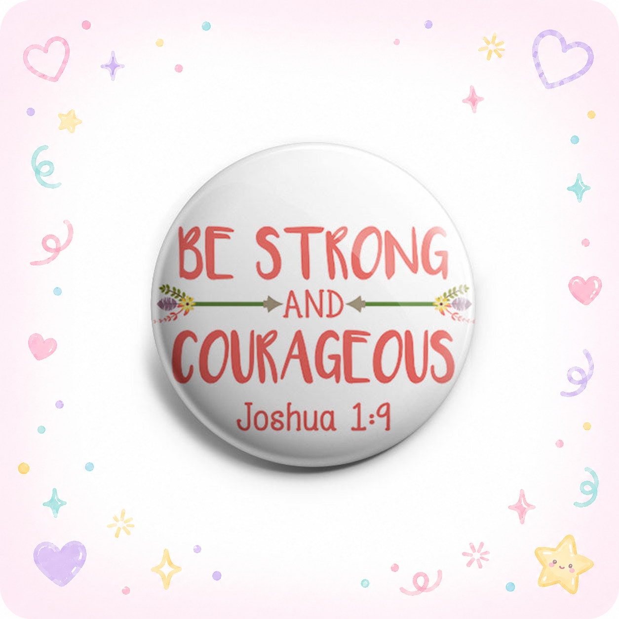 Joshua 1:9 Topper - - Topperswap