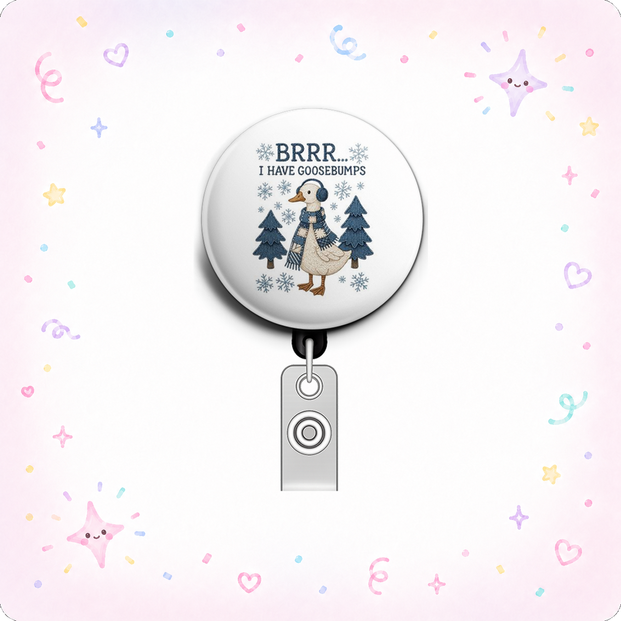 Goosebumps Guru Swapfinity Retractable ID Badge Reel - - Topperswap