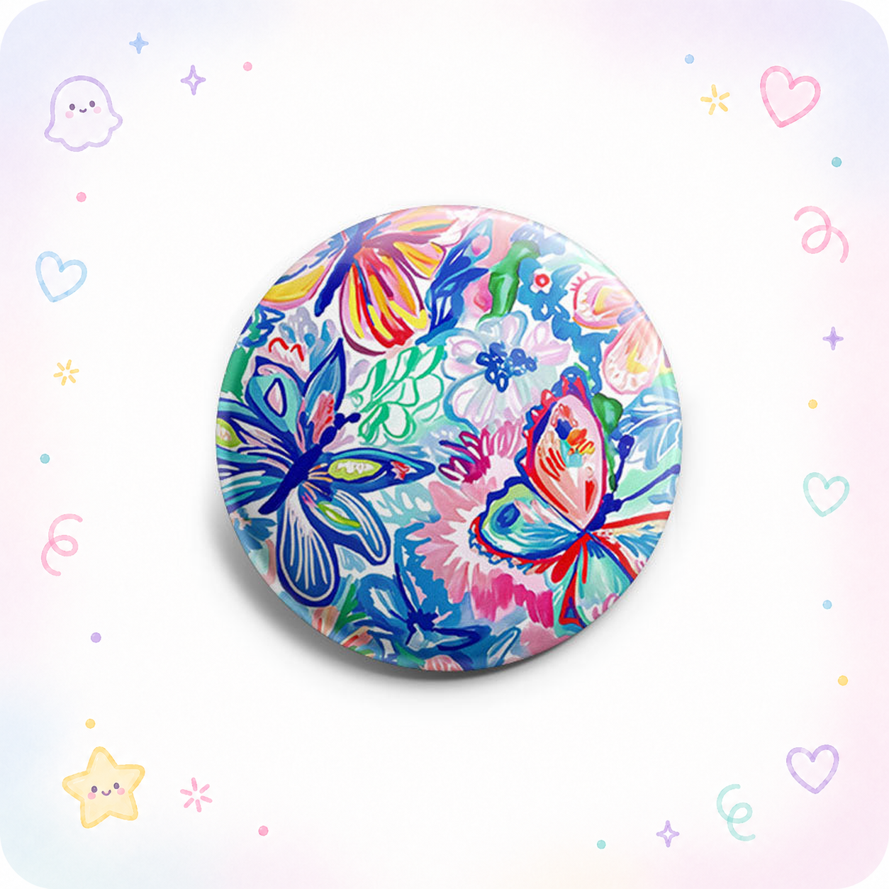 Nautical Floral Splash Topper - - Topperswap
