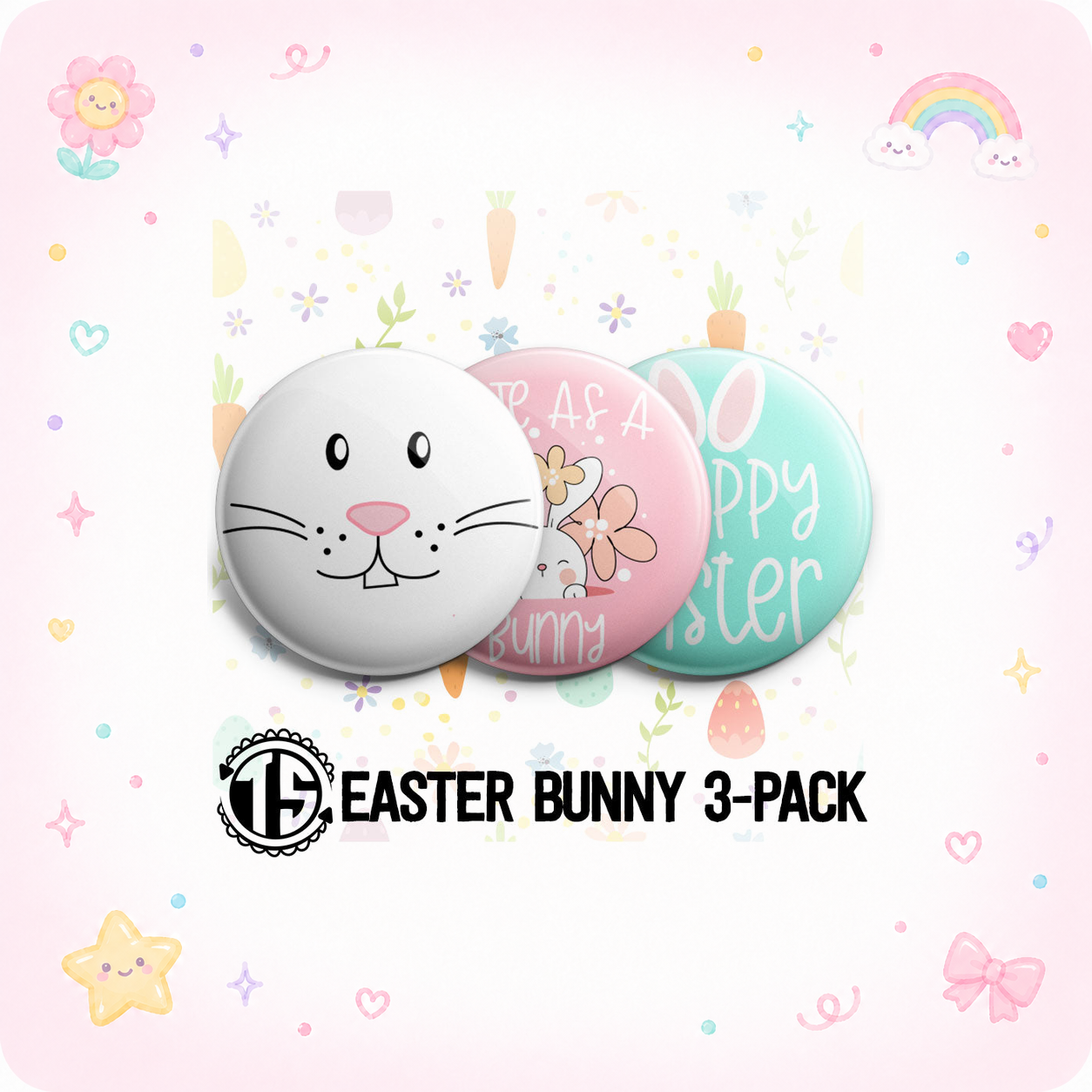 Easter Bunny 3-Pack - (Save 5%) - - Topperswap