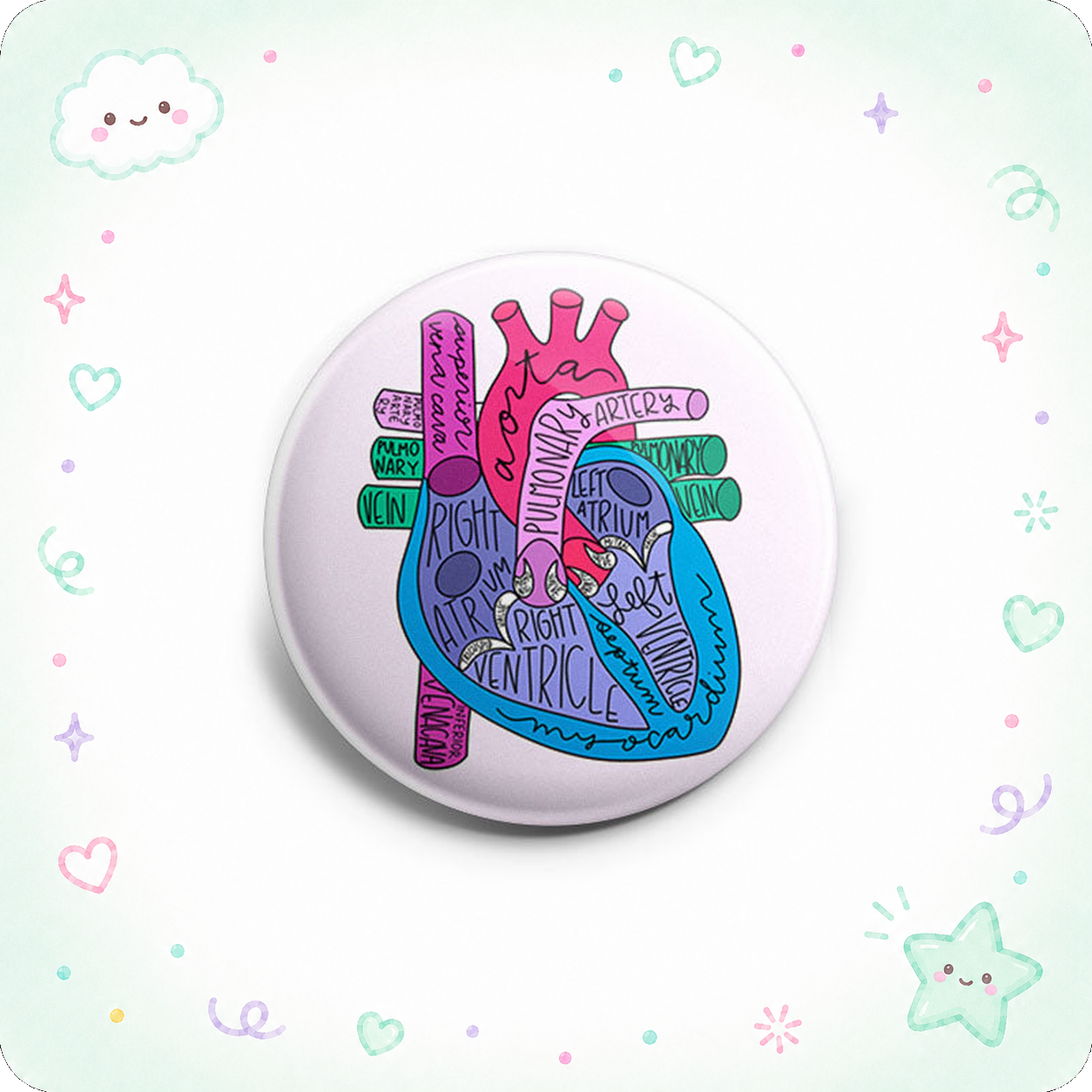 Heart Anatomy Topper - - Topperswap