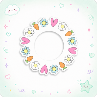 Easter Carrot Patch Swapfinity Swapper Frame