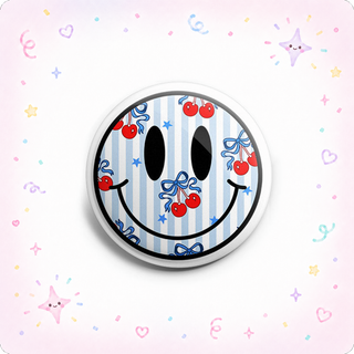 Cherry Bomb Smiley Topper