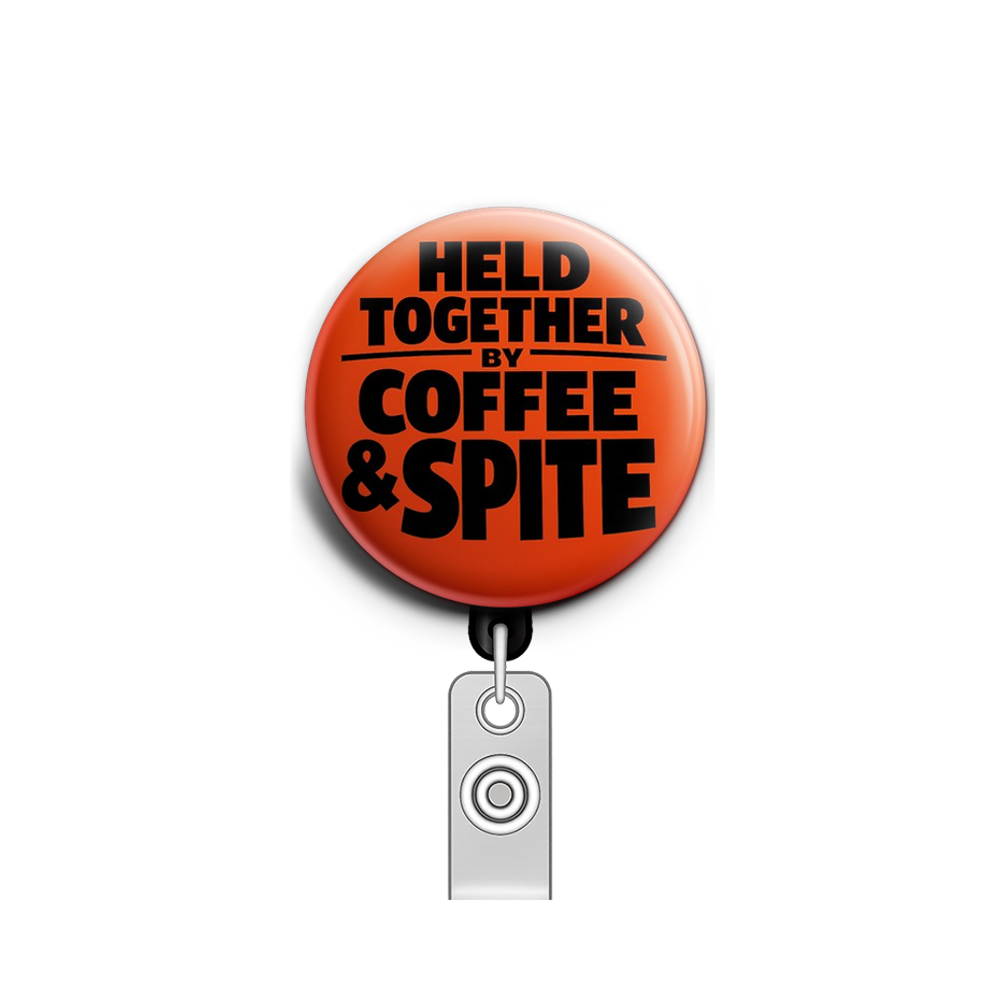 Caffeine & Spite Swapfinity Retractable ID Badge Reel - - Topperswap