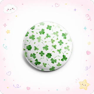 Watercolor Shamrocks Topper