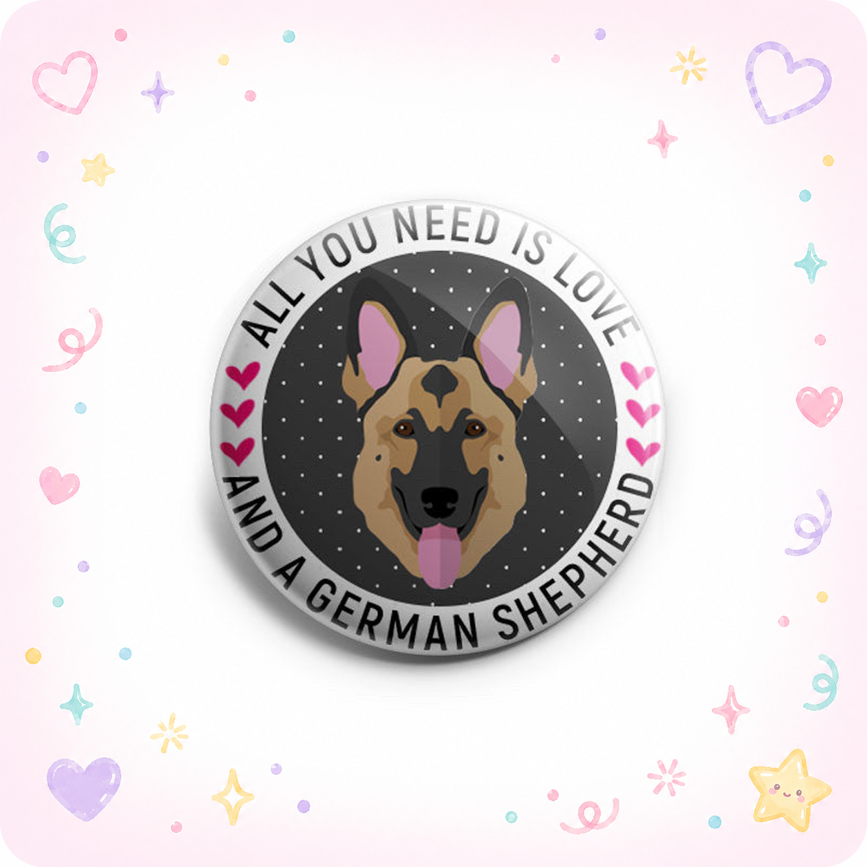 All You Need Is Love And A German Shepherd Topper - - Topperswap