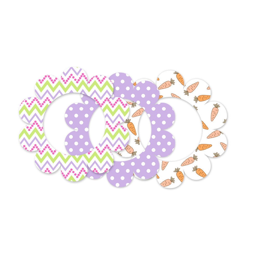 Vibrant Easter Pattern Swapper Swapfinity Swapper Frame 3-Pack - Classic Shine - Topperswap