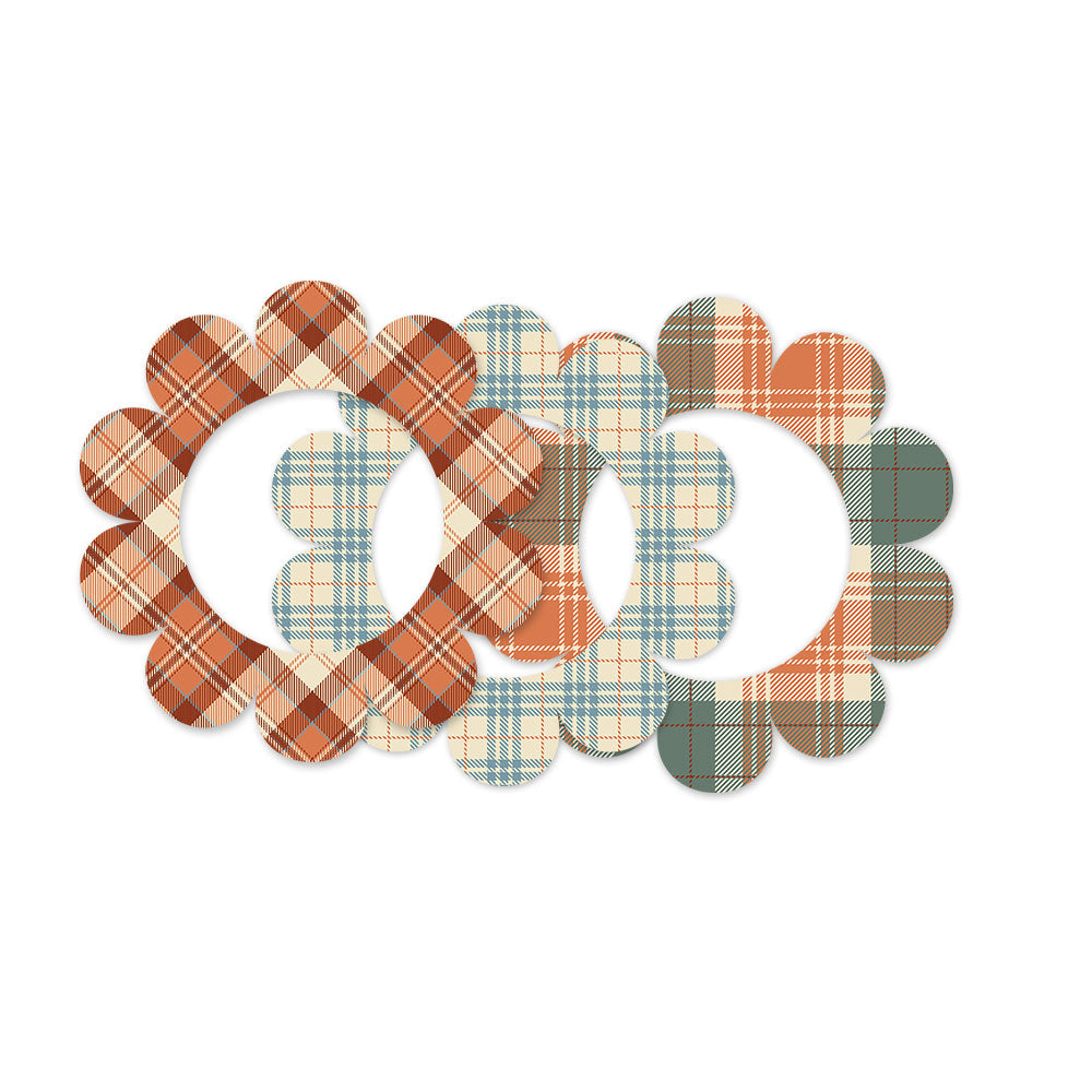 Autumn Harvest Plaid Swapfinity Swapper Frame - Classic Shine - Topperswap