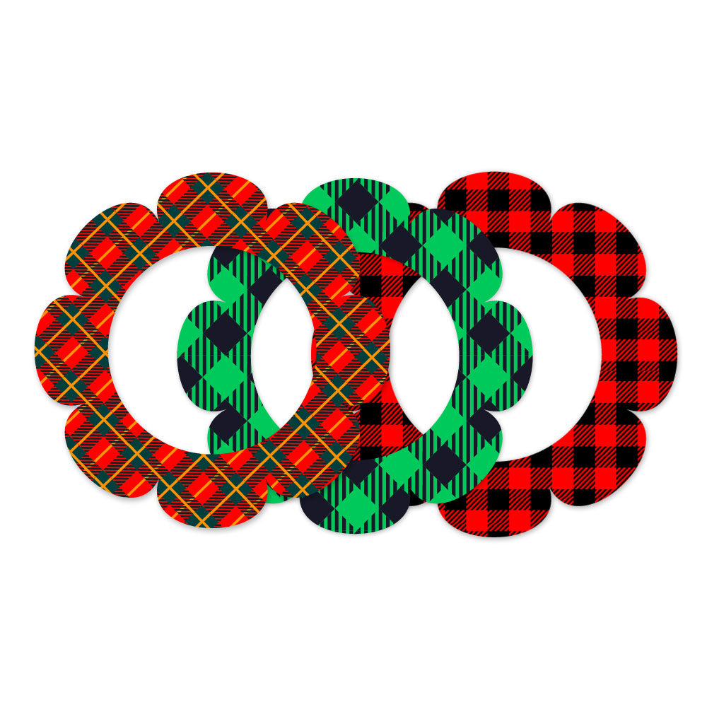 Christmas Plaid Trio Swapfinity Swapper Frame 3-Pack (Save 5%) - - Topperswap