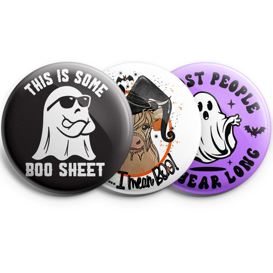 Ghosts with Some Humor Topper 3-Pack (Save 5%) - - Topperswap