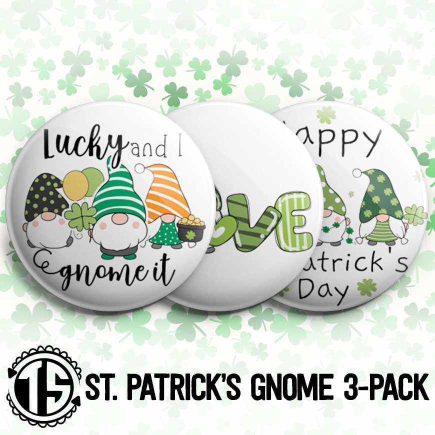 St. Patrick's Gnome 3-Pack (Save 5%) - Classic Shine - Topperswap