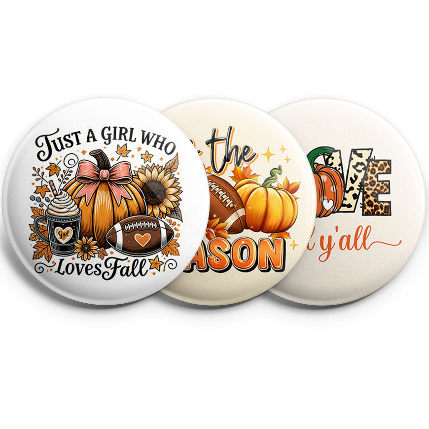 Football & Fall Y'all Topper 3-Pack (Save 5%) - Classic Shine - Topperswap