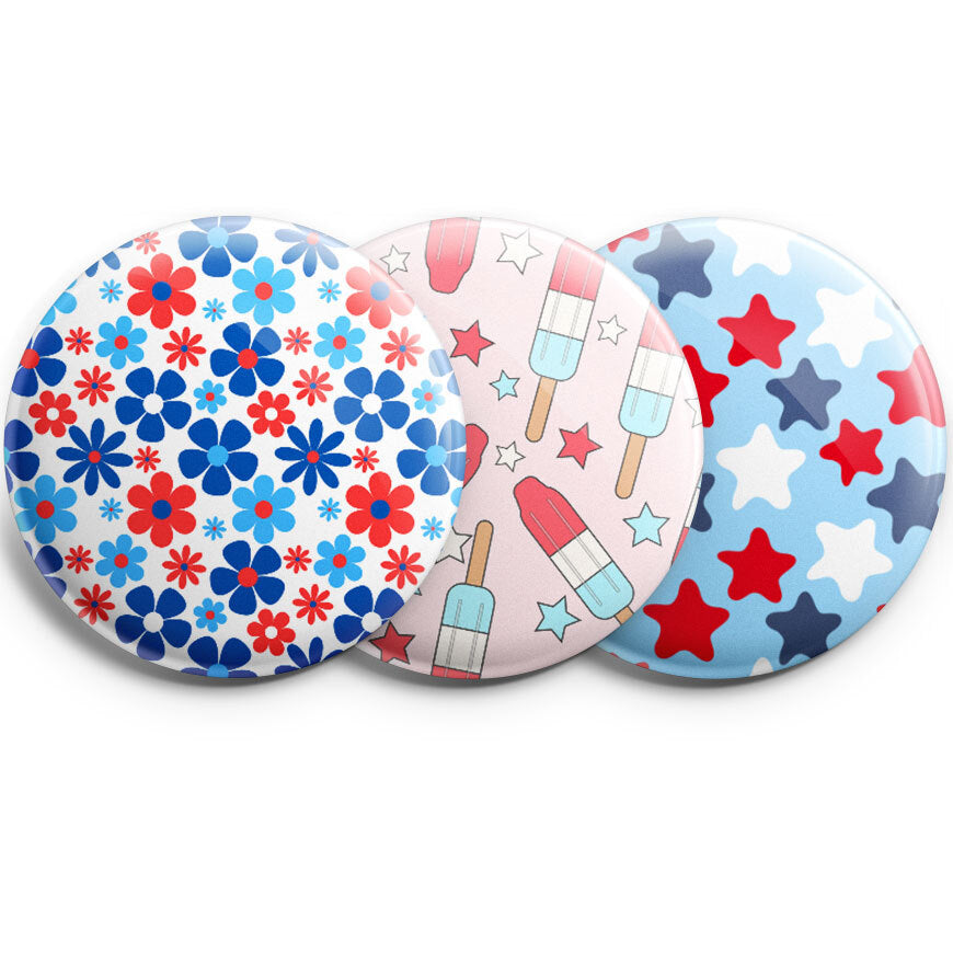 Patriotic Patterns 3-Pack (Save 5%) - - Topperswap