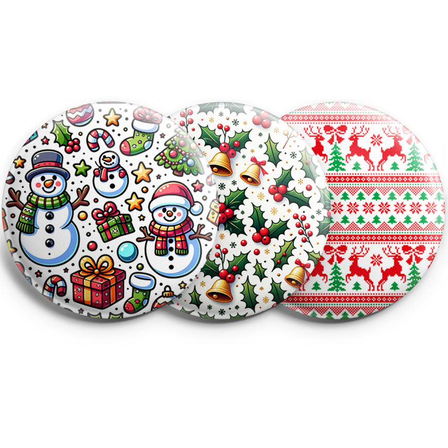 Patterned Festivities Topper 3-Pack (Save 5%) - - Topperswap