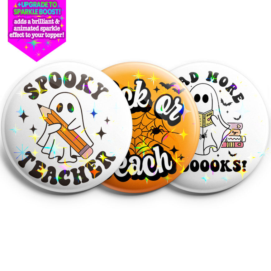 Spooky Teacher Topper 3-Pack (Save 5%) - - Topperswap