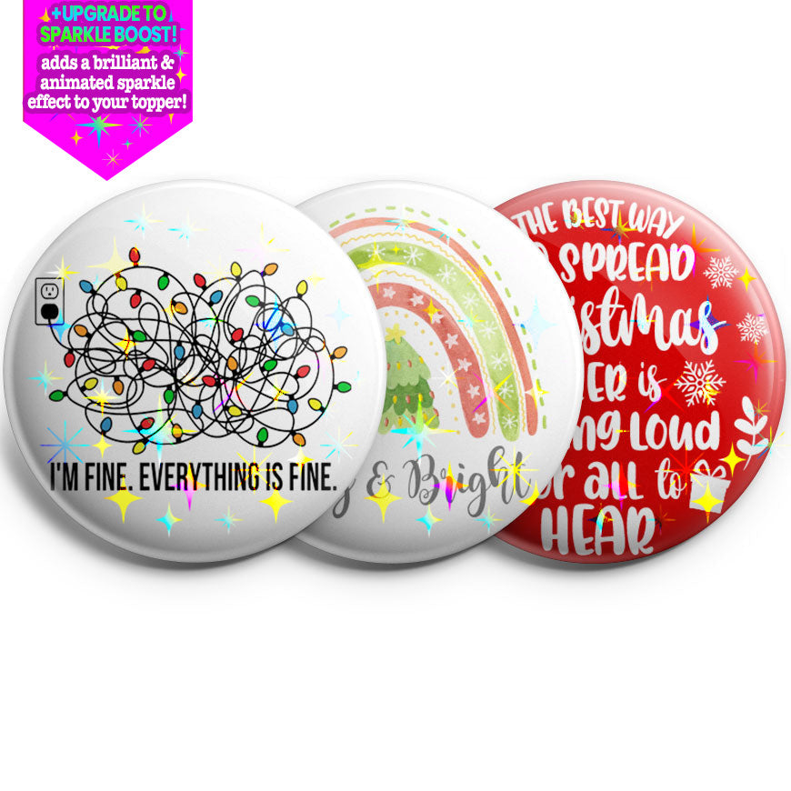 Merry and Bright 3-Pack (Save 5%) - Make them Sparkle! - Topperswap