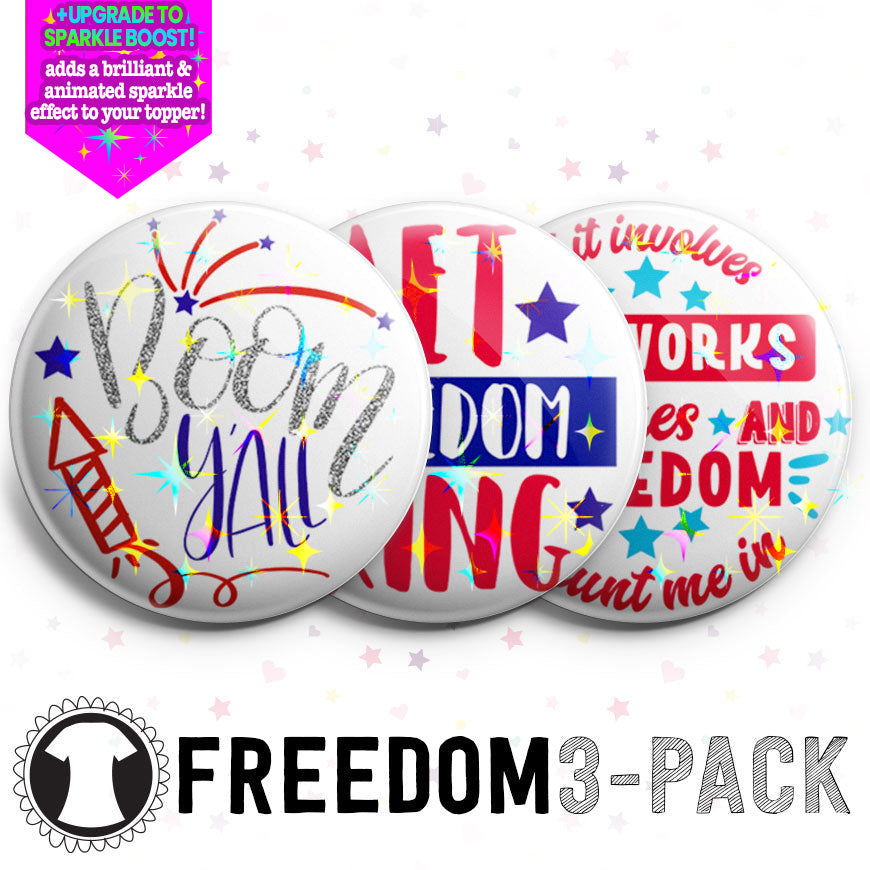 Freedom 3-Pack (Save 5%) - - Topperswap