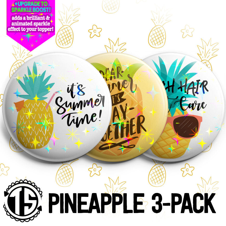 Pineapple 3-Pack (Save 5%) - - Topperswap