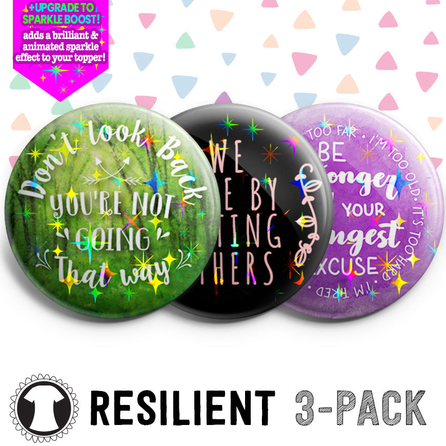 Resilient 3-Pack (Save 5%) - Make them Sparkle! - Topperswap